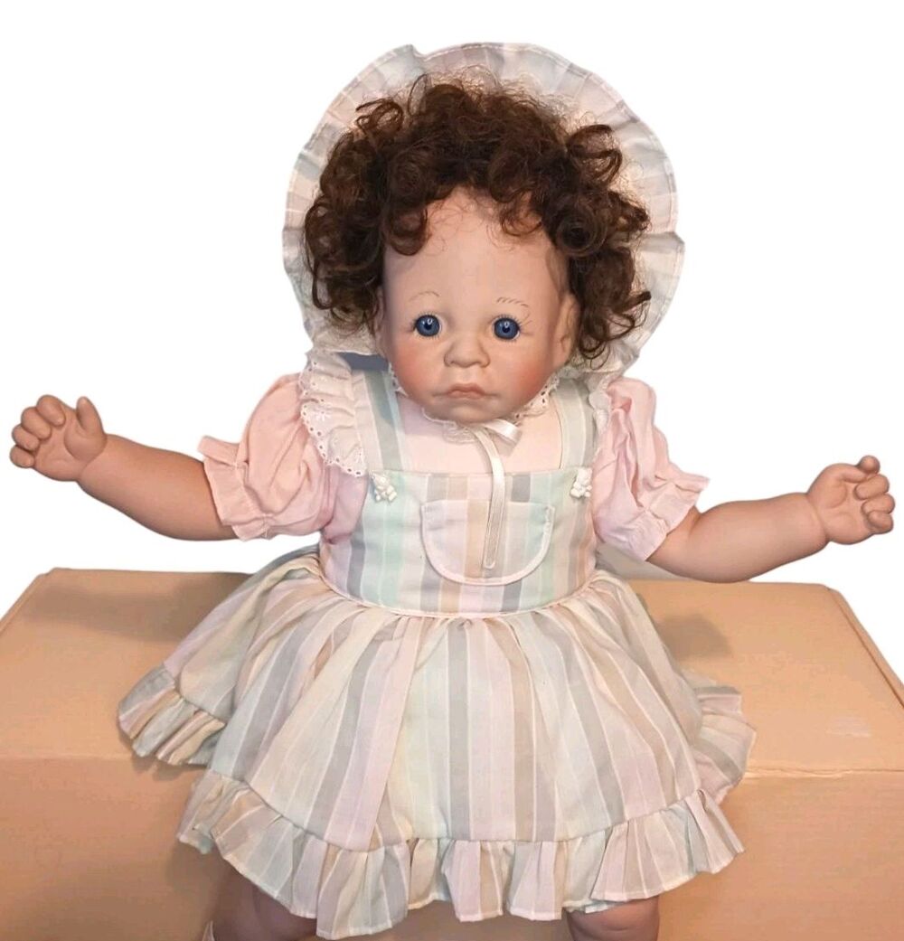 VTG 1985 Lee Middleton First Moments Doll Realistic 21" Twin Girl Signed LE 1839
